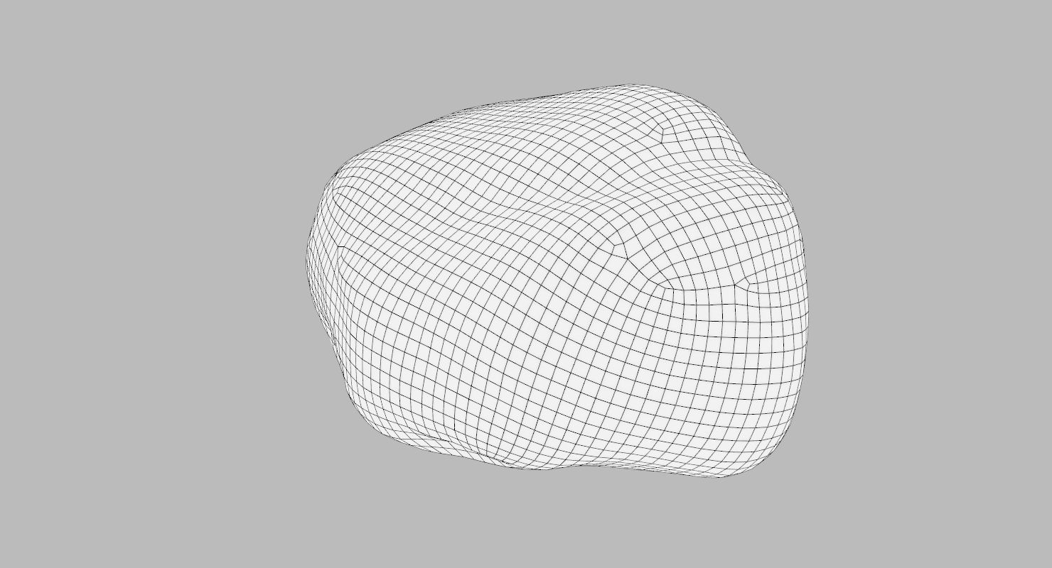 Generic Granite Rock 3D model_18
