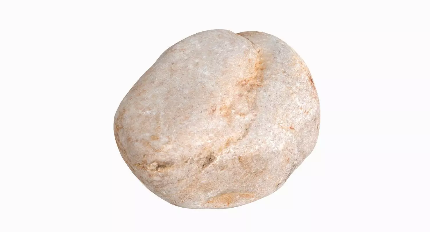 Generic Granite Rock 3D model_0