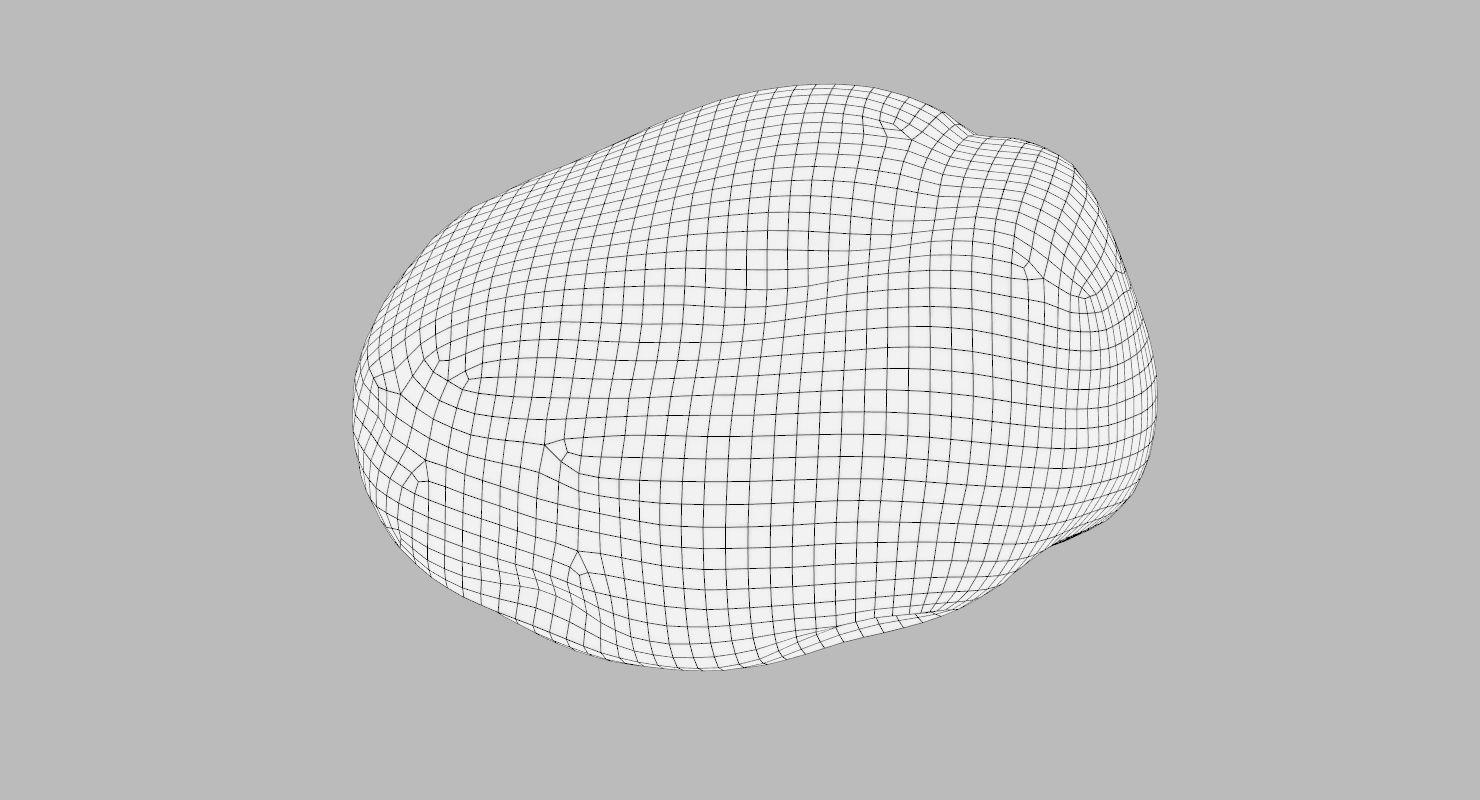 Generic Granite Rock 3D model_17