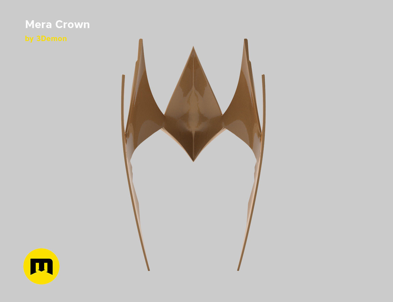 Mera crown 3D print model_3