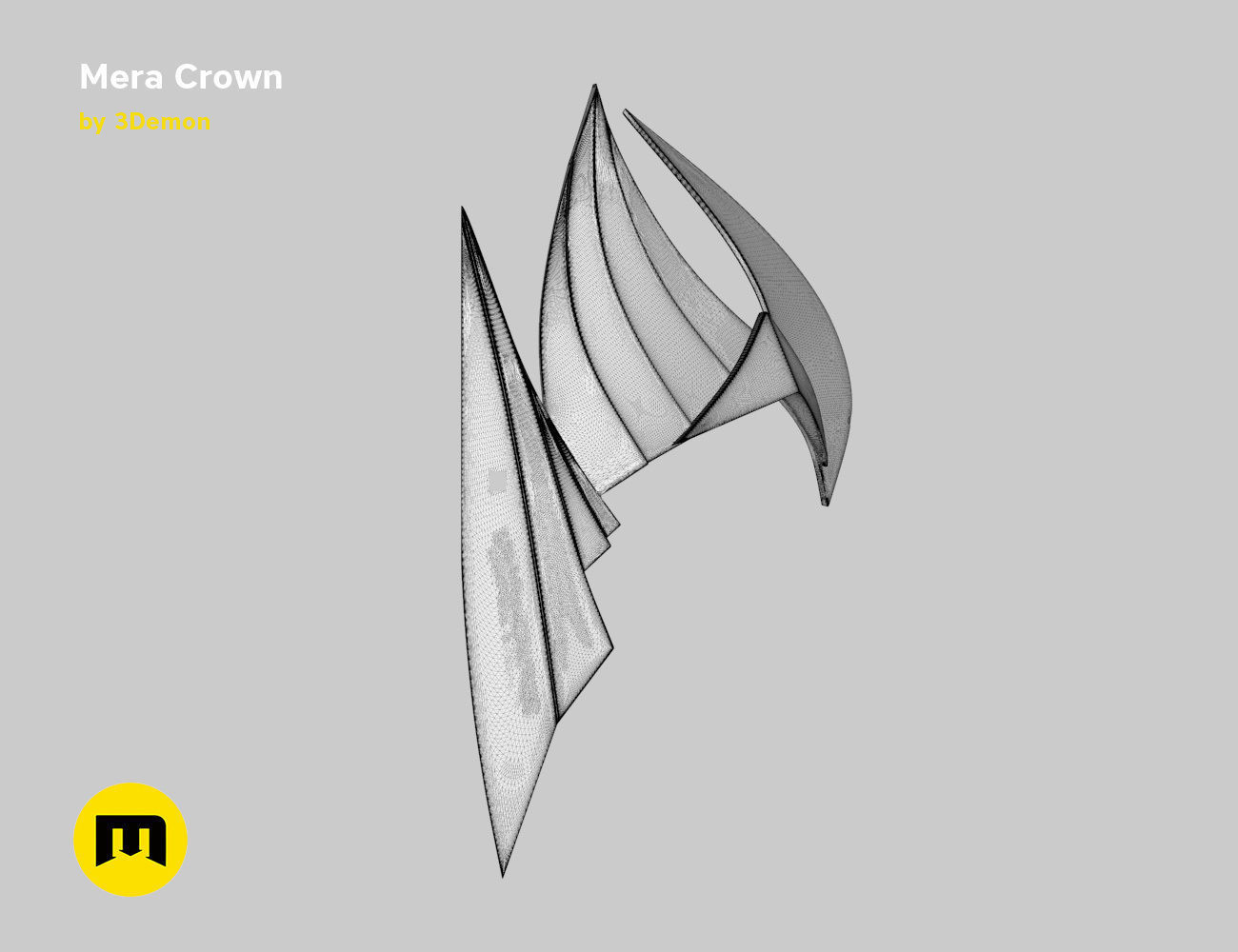 Mera crown 3D print model_12