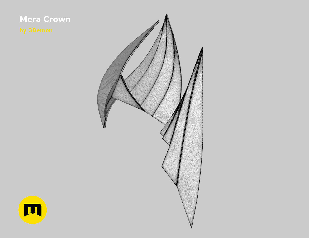 Mera crown 3D print model_13