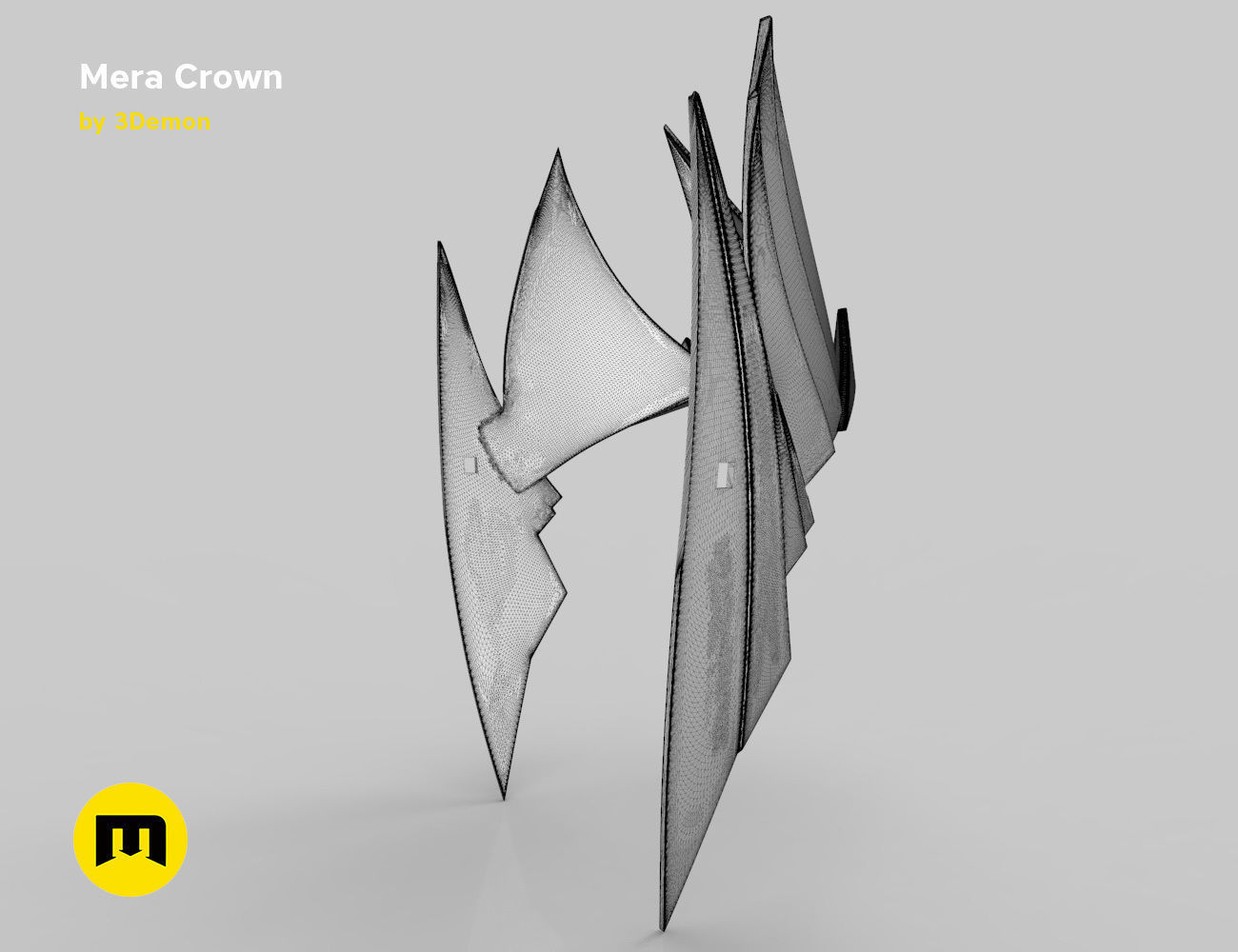 Mera crown 3D print model_9