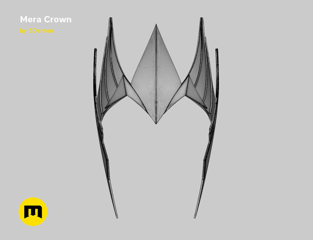 Mera crown 3D print model_10