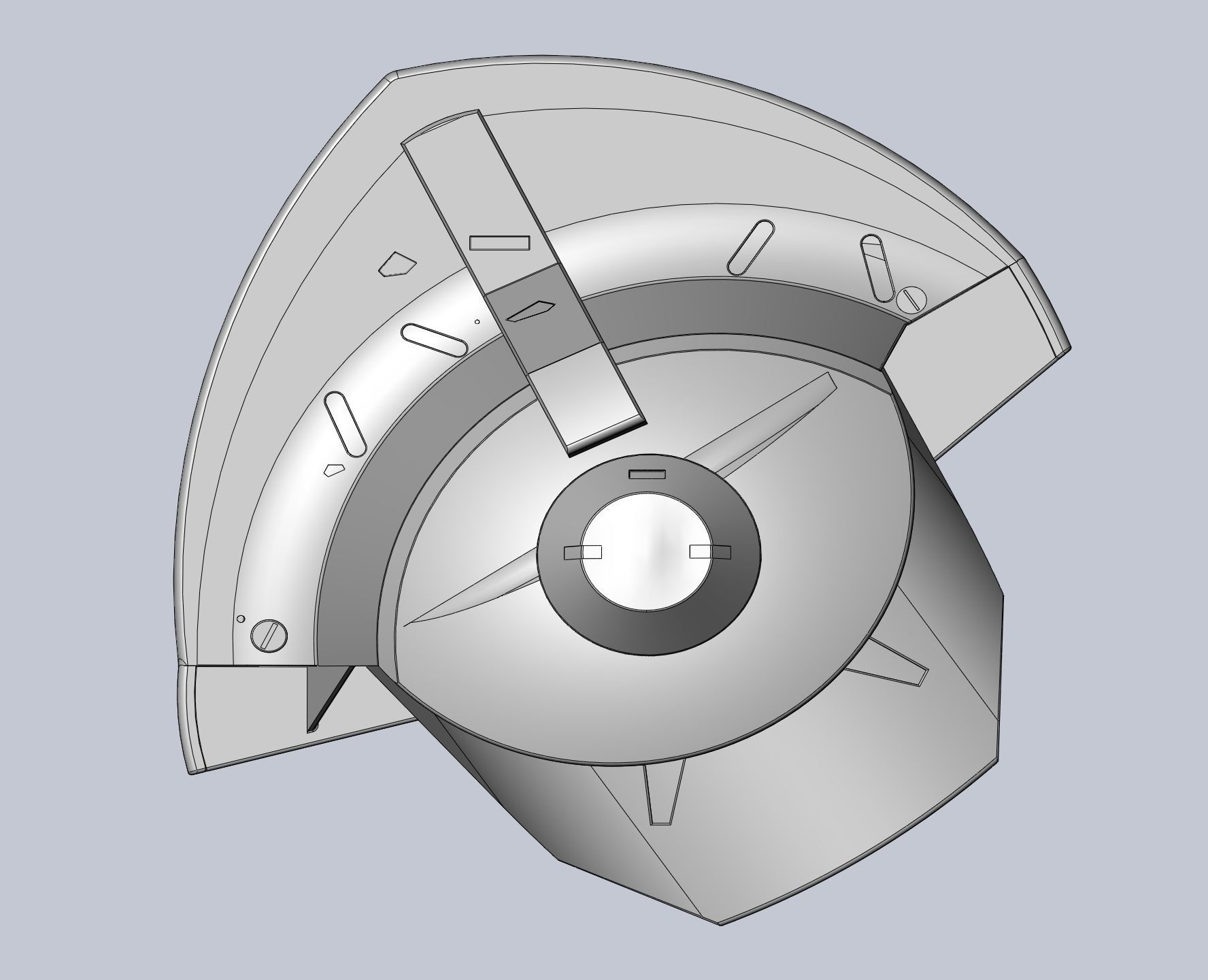 Overwatch Brigitte Shoulder 1 3D print model_2