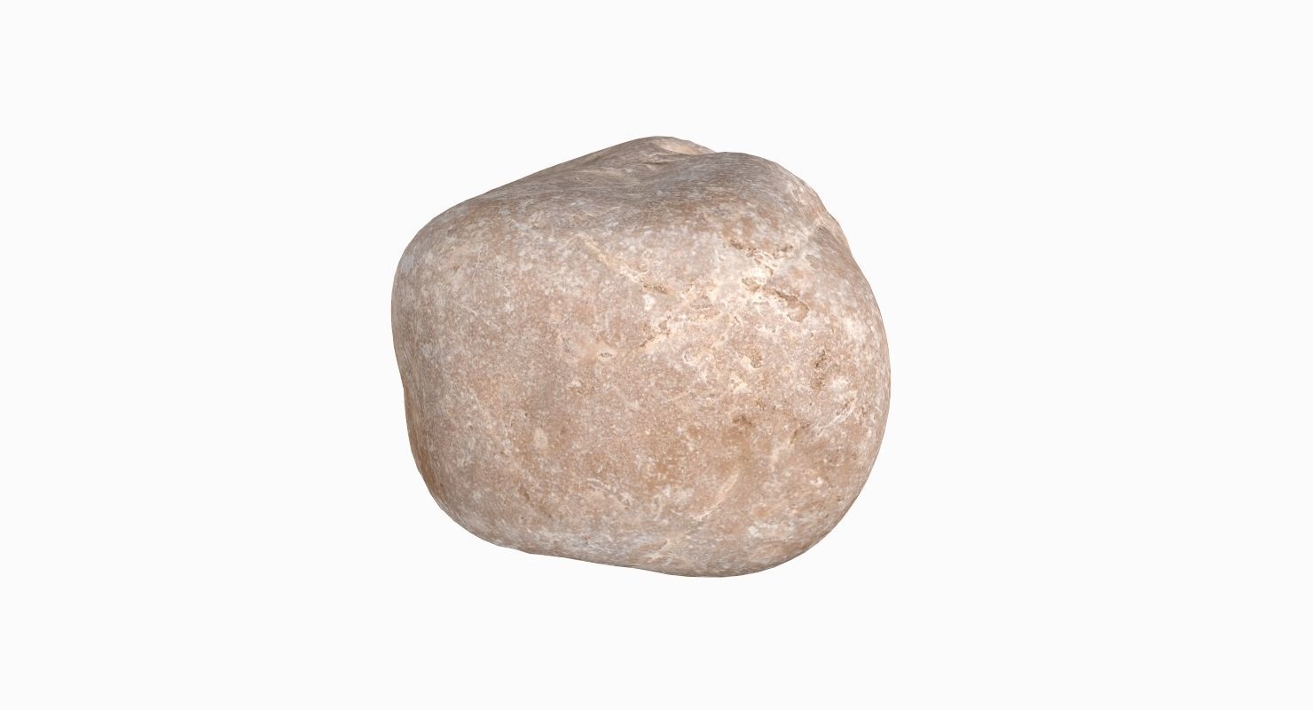 Oblong Rock 3D model_6