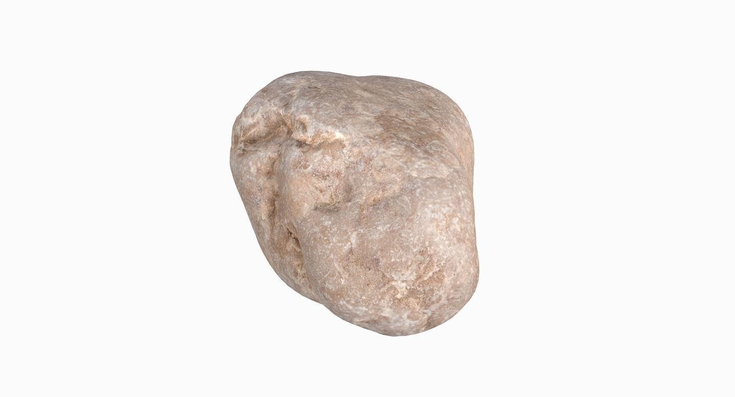 Oblong Rock 3D model_2