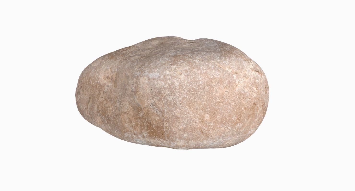 Oblong Rock 3D model_5