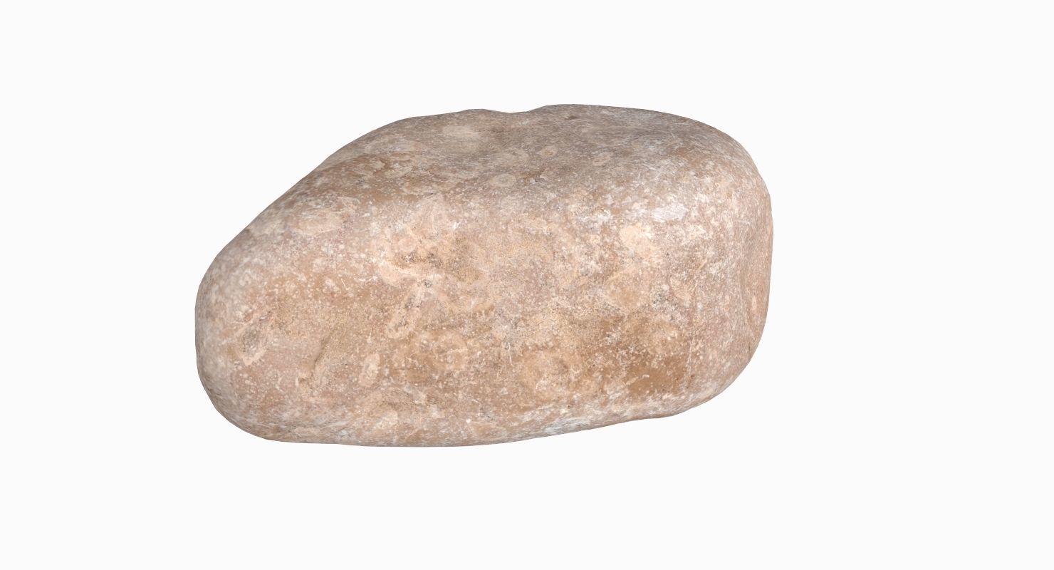 Oblong Rock 3D model_4