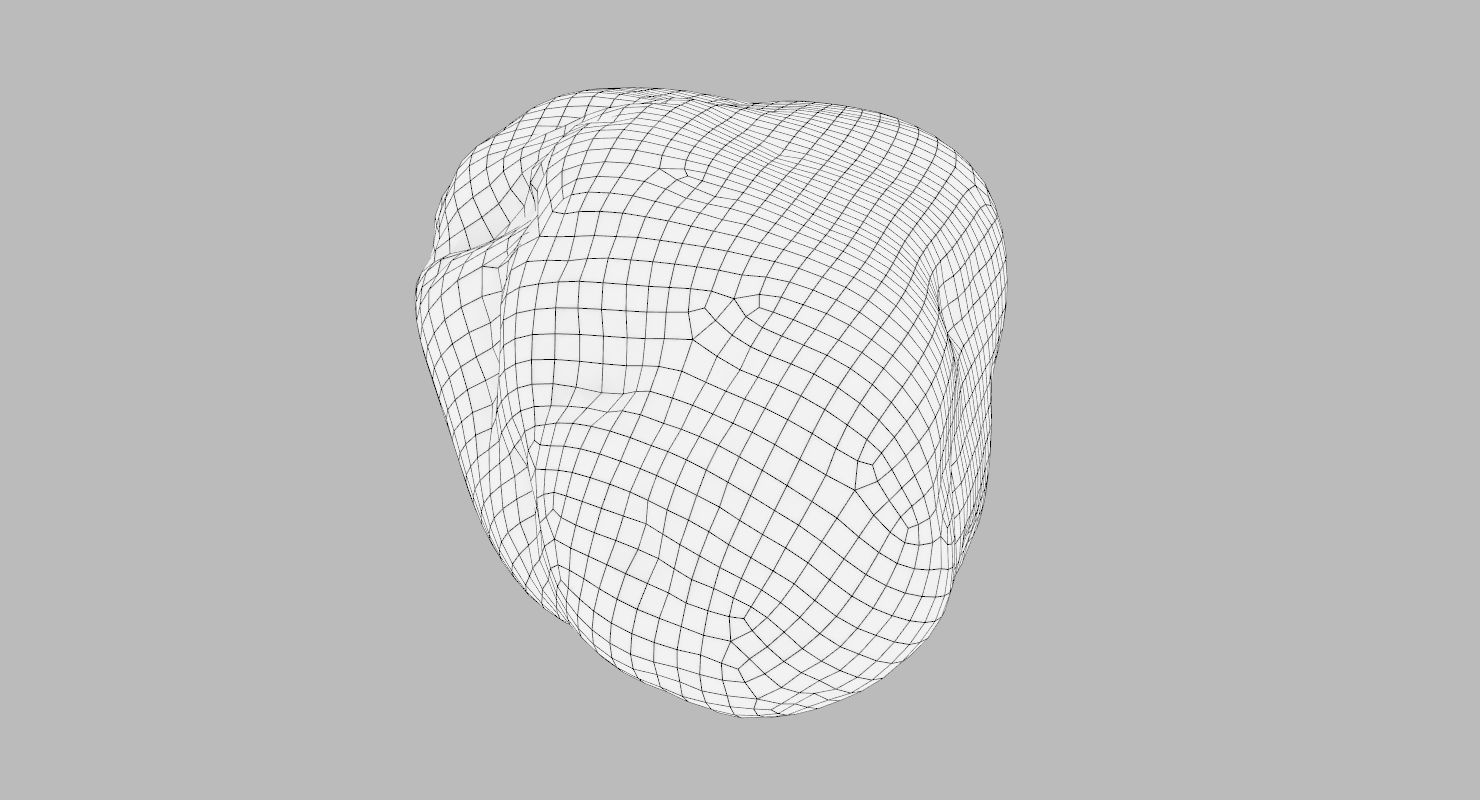 Oblong Rock 3D model_13