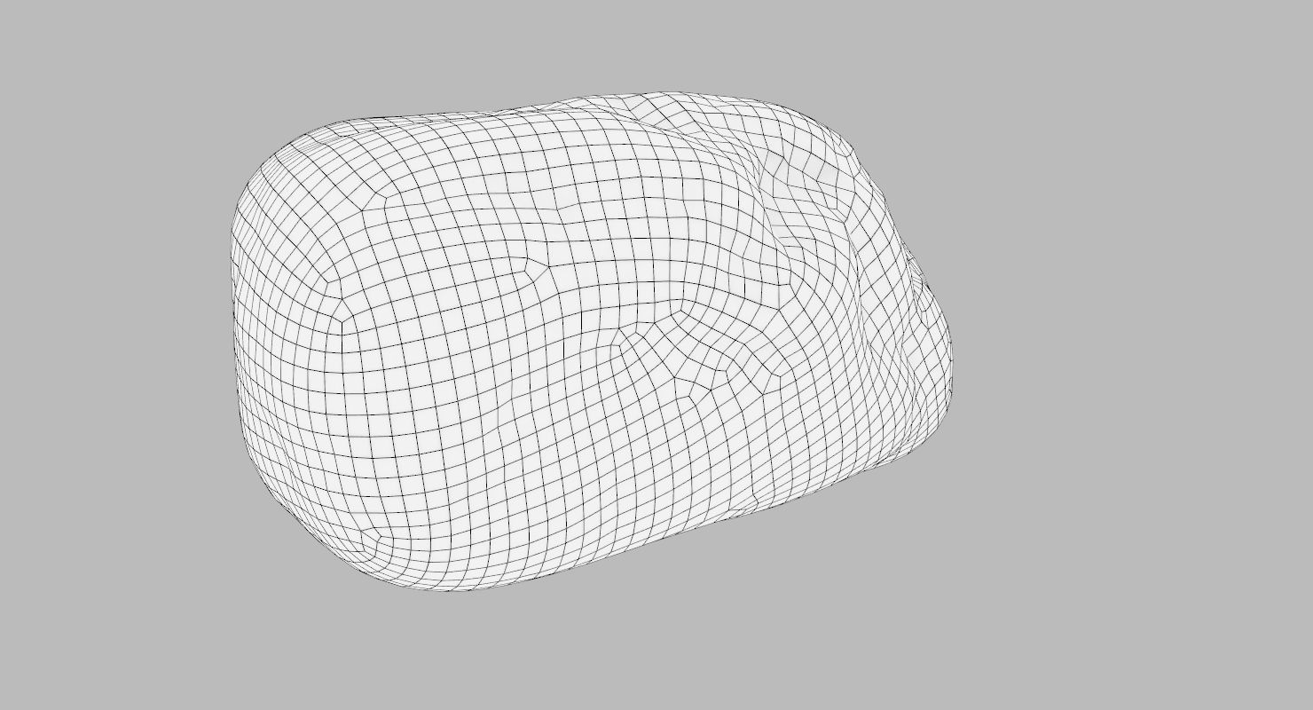 Oblong Rock 3D model_17