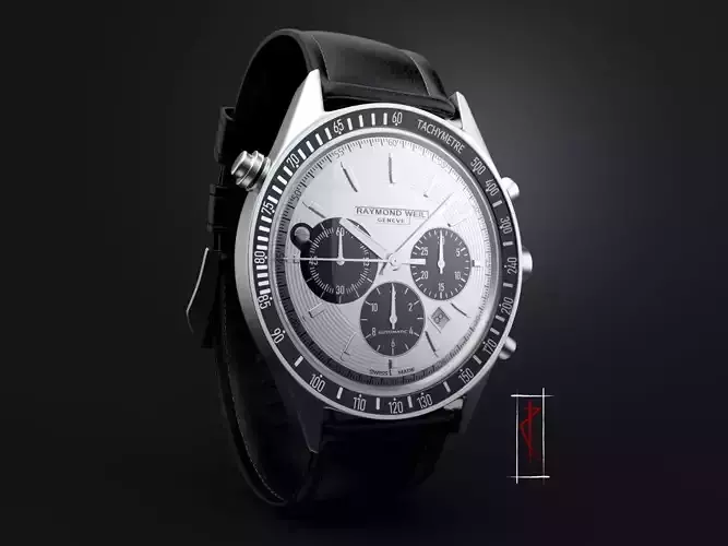 RAYMOND WEIL - WATCH 3D model