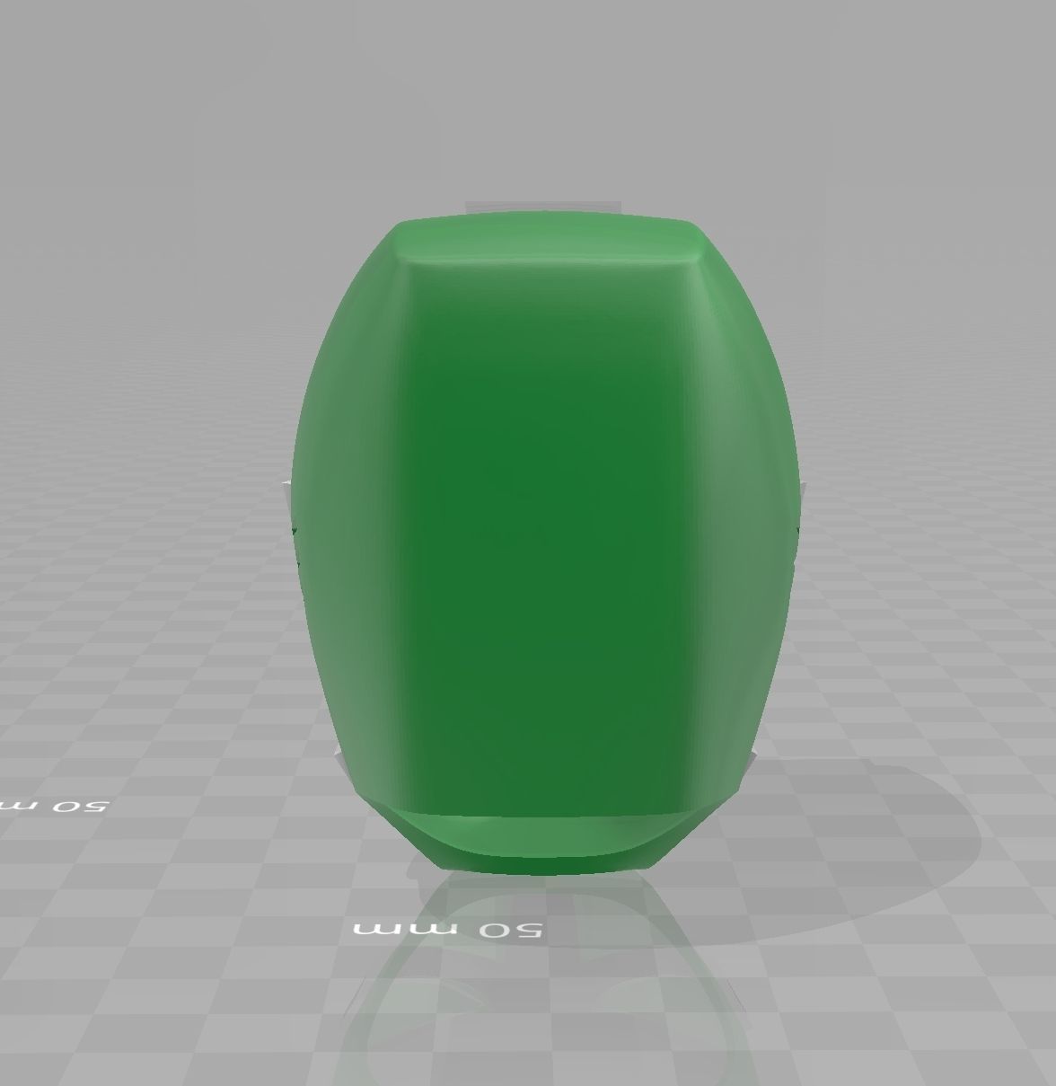 Power Rangers Samurai Green Ranger Shinkenger green Helmet 3D print model_4