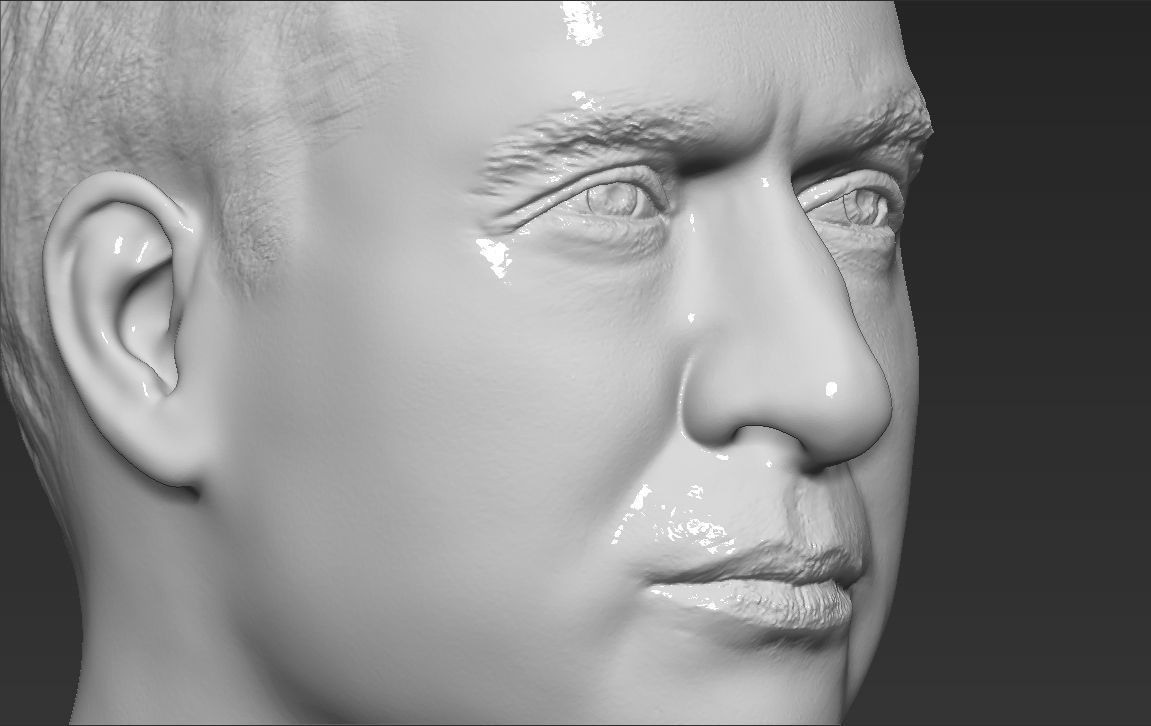 Prince William bust 3D printing ready stl obj formats 3D print model_21