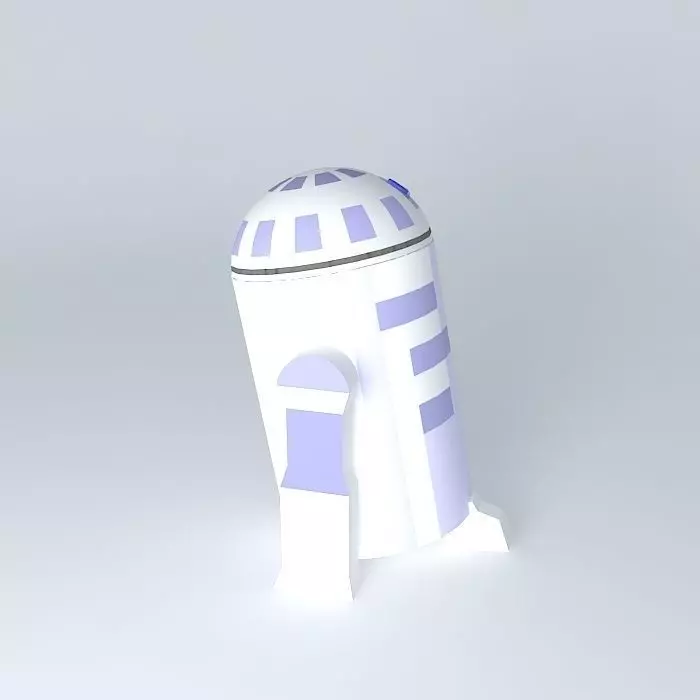 r2 d2 Free 3D model