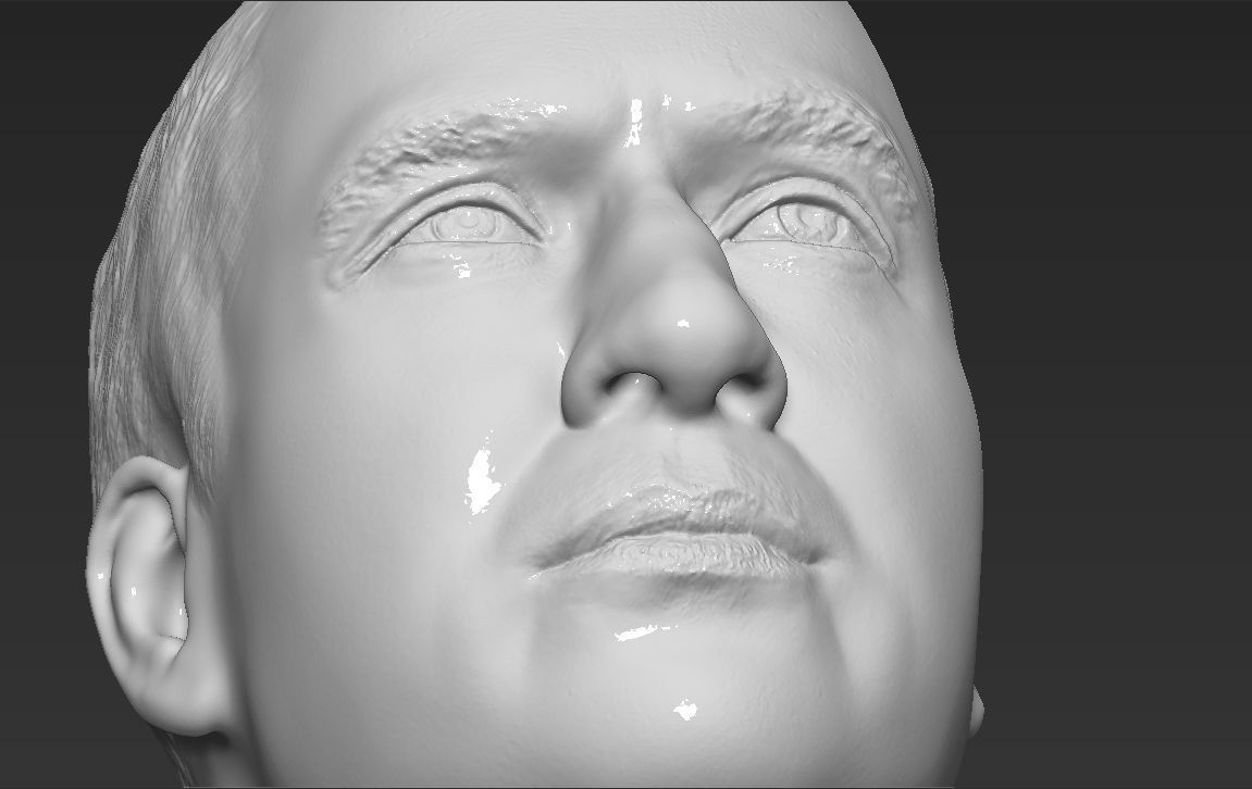 Prince William bust ready for full color 3D printing 3D print model_46