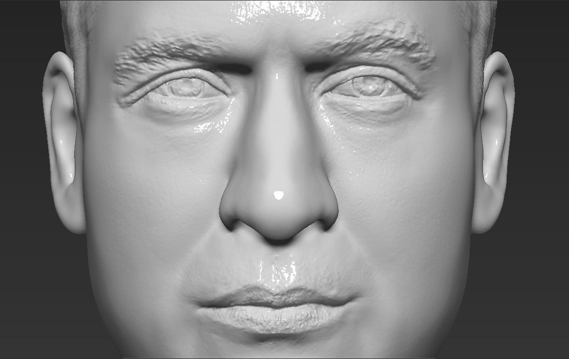 Prince William bust ready for full color 3D printing 3D print model_43