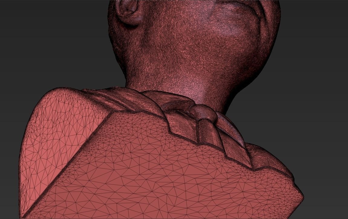 Prince William bust ready for full color 3D printing 3D print model_53