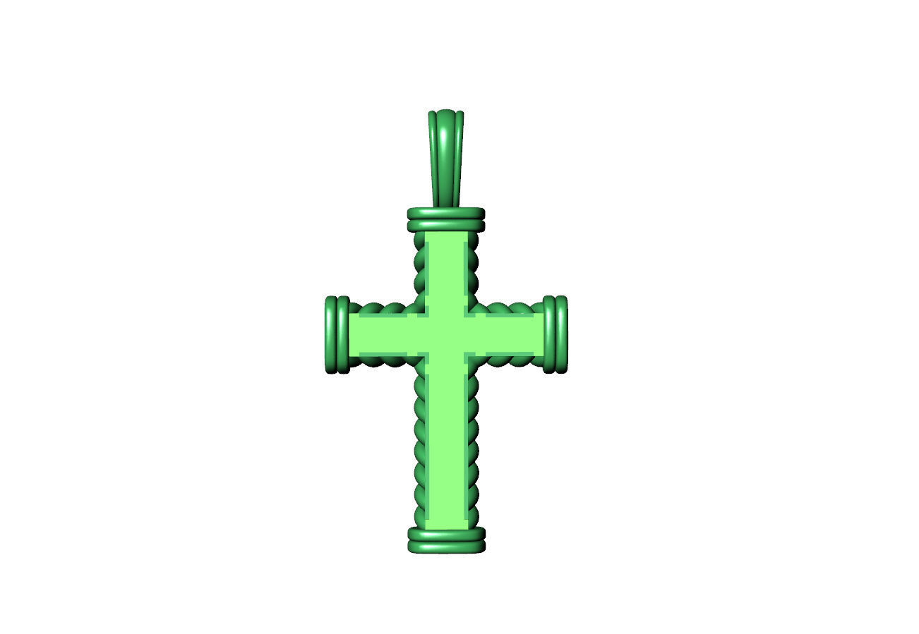 DY Cross 3D model_1