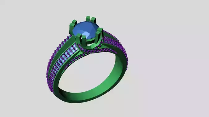 X-Ring engagement ring