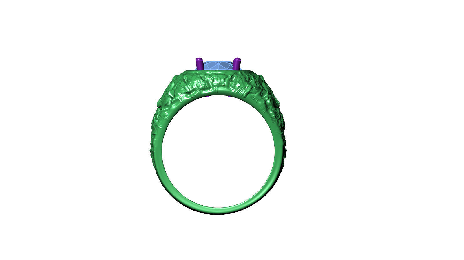 Male Ring 6 3D model_2