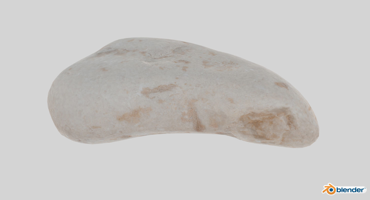Limestone Rock 3D model_13