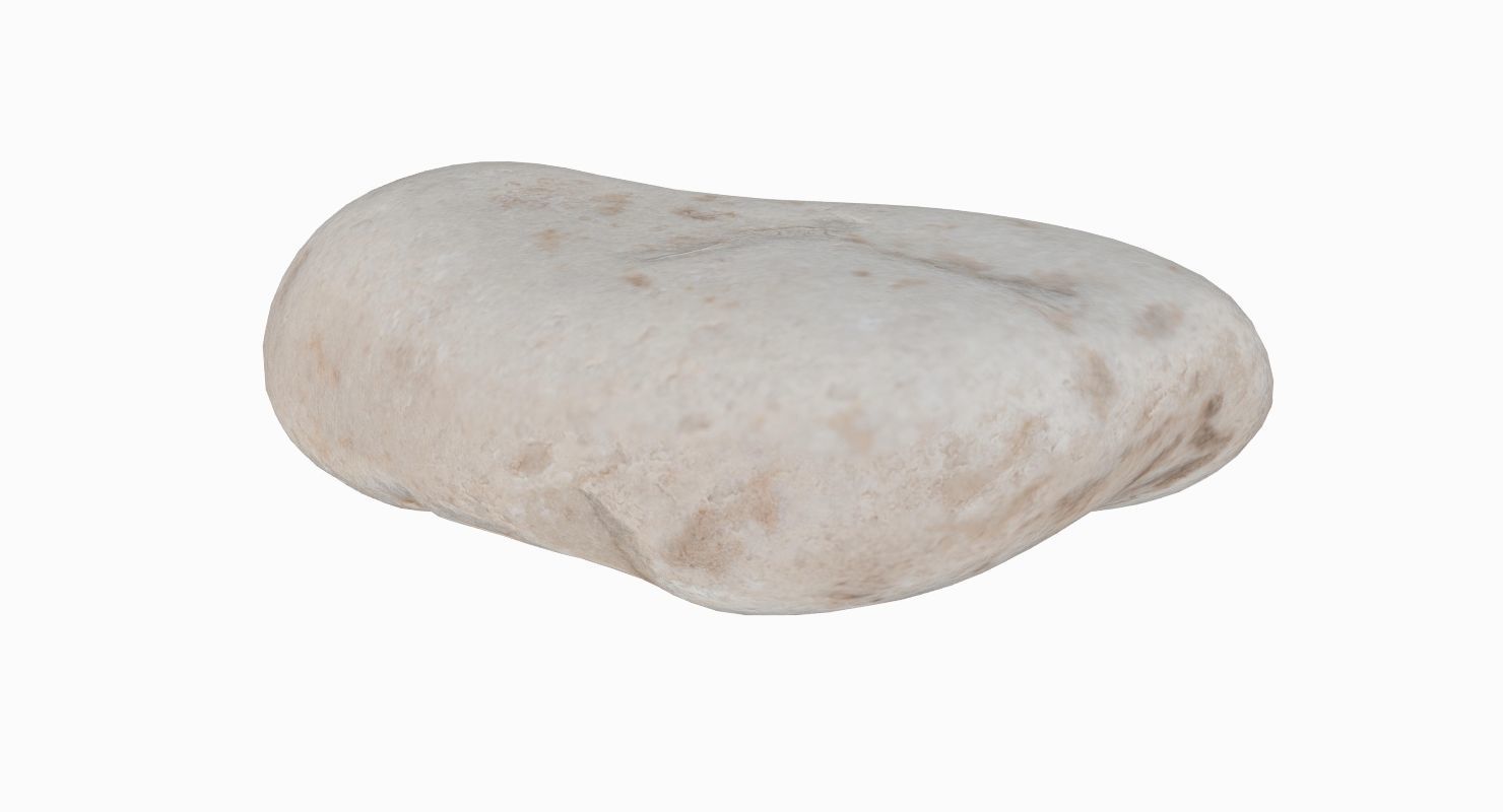 Limestone Rock 3D model_9
