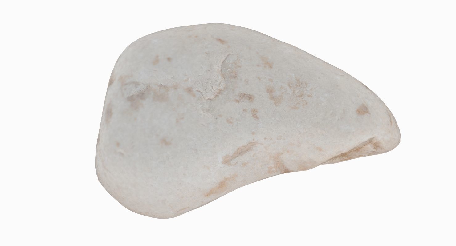 Limestone Rock 3D model_11