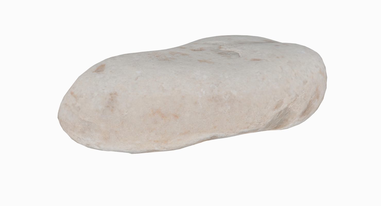 Limestone Rock 3D model_8