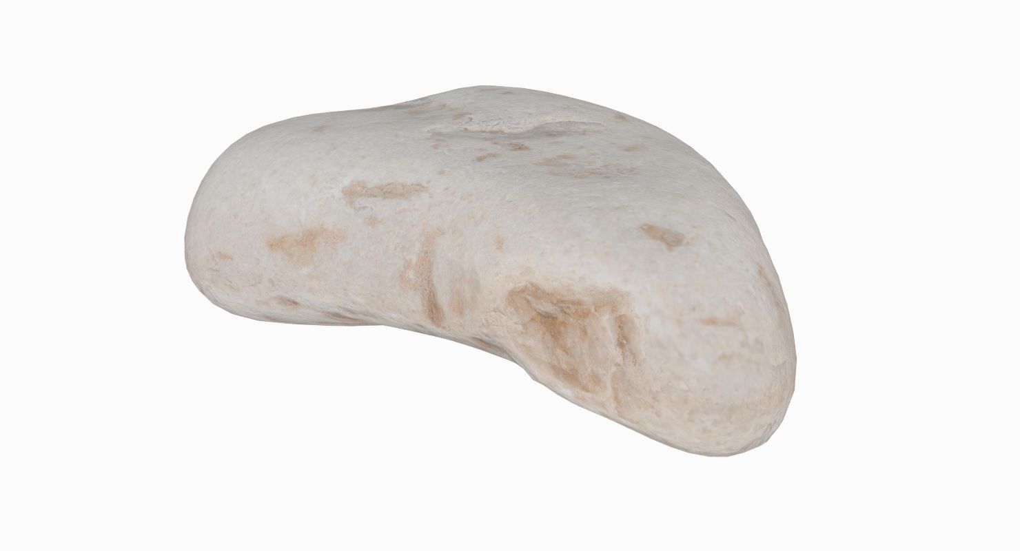 Limestone Rock 3D model_7