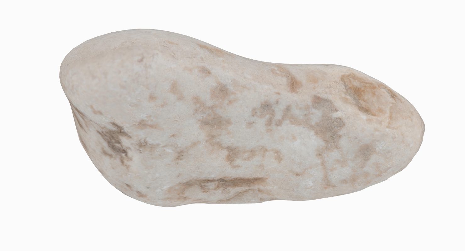 Limestone Rock 3D model_12