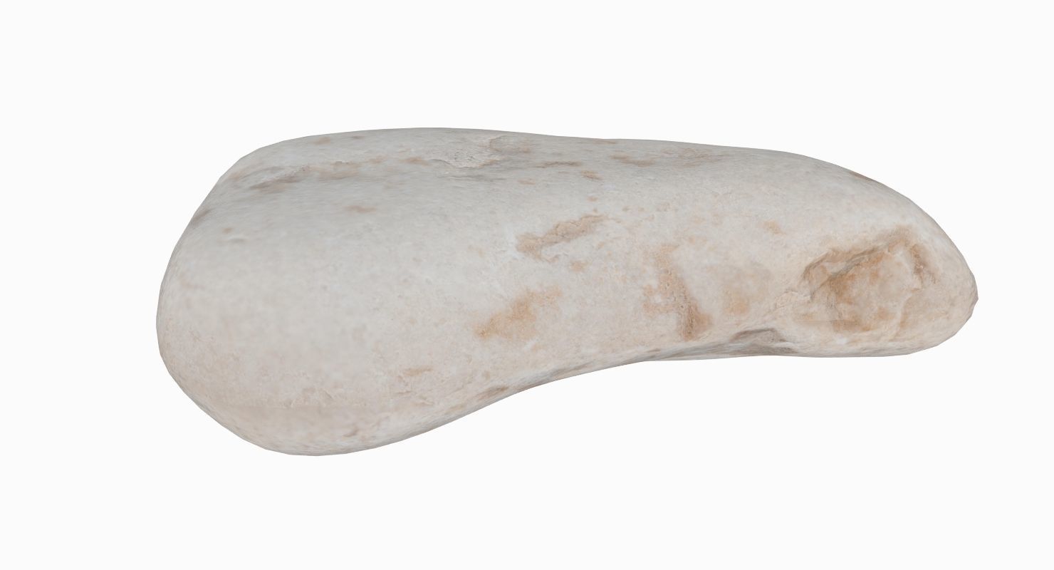 Limestone Rock 3D model_6