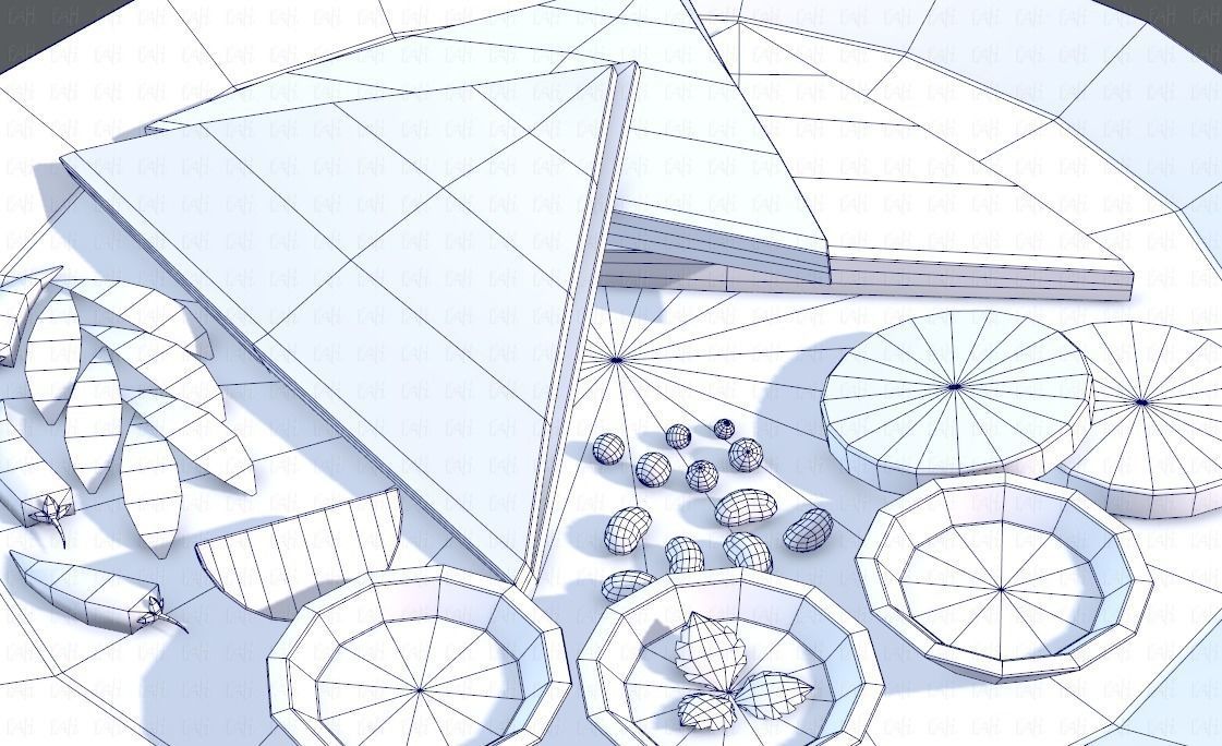 Naan Bread V01 Low-poly 3D model_48