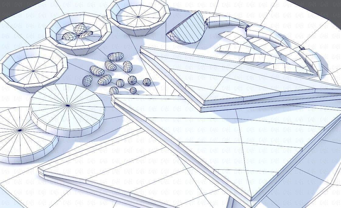 Naan Bread V01 Low-poly 3D model_44