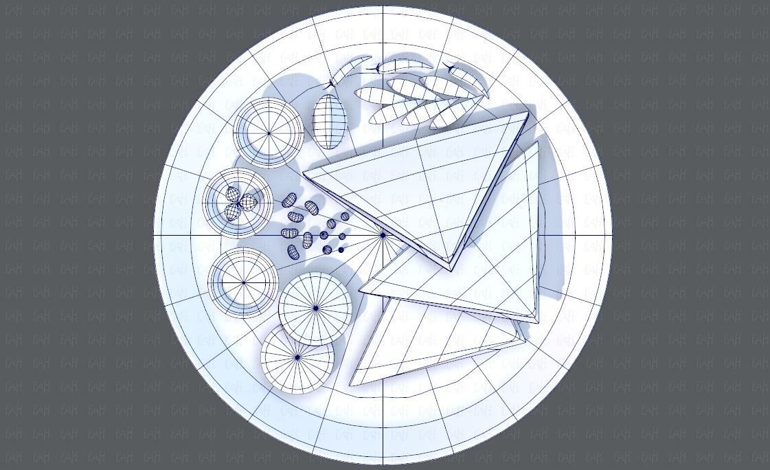 Naan Bread V01 Low-poly 3D model_38