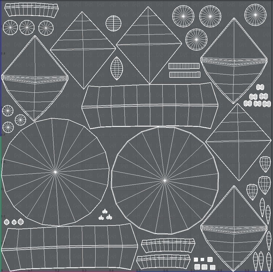 Naan Bread V01 Low-poly 3D model_49