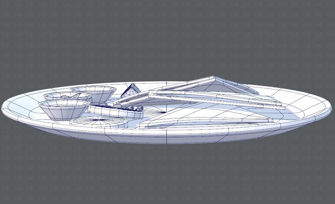 Naan Bread V01 Low-poly 3D model_34