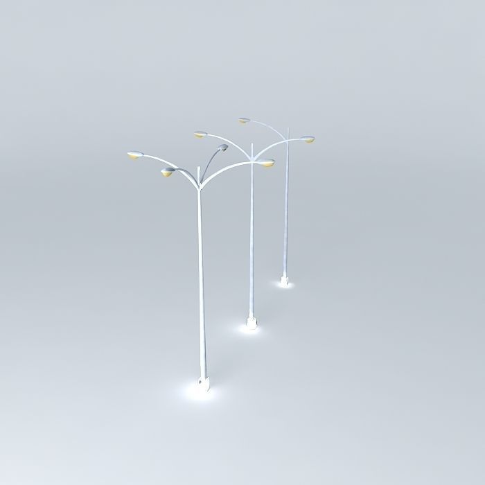 Highway Street Light Poles 3d Cgtrader Highway Street Light Poles 3d Model Max Obj 3ds Fbx Stl Dae 2