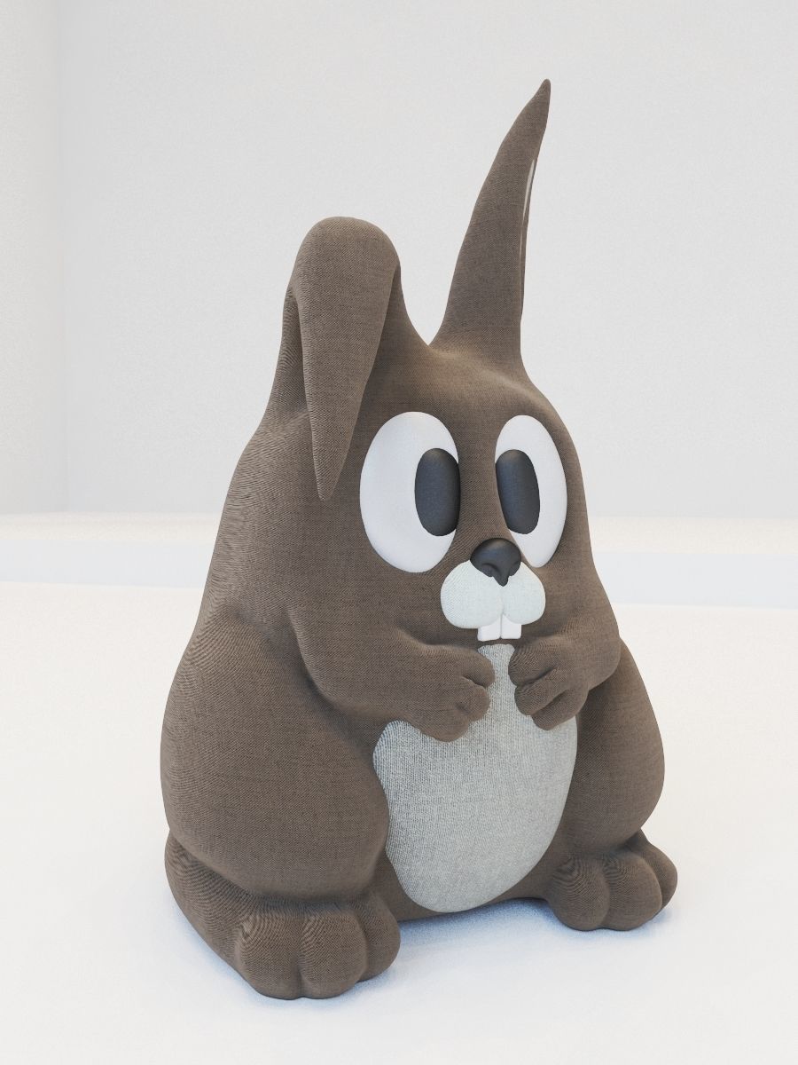 Rabbit Toy - Mony Bunny 3D model_1