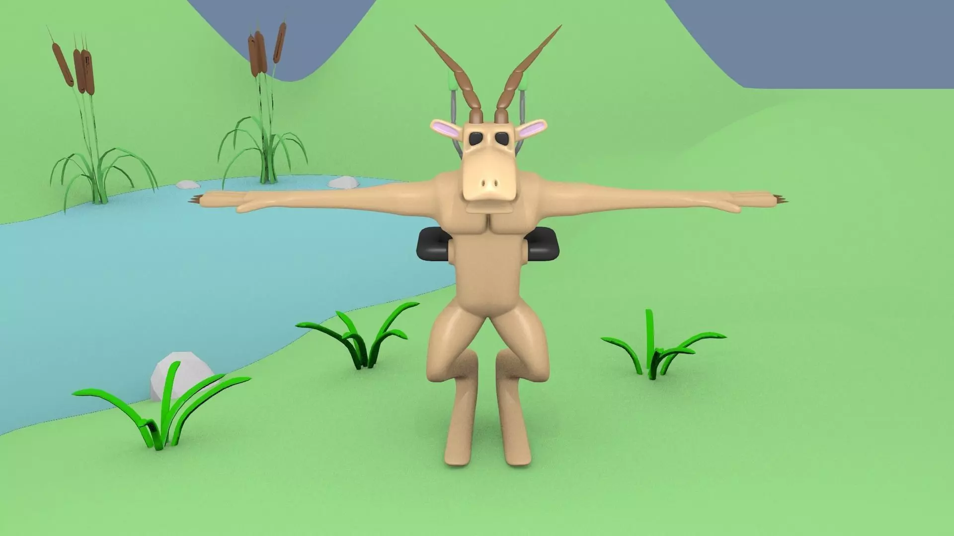 Sci-Fi Monster 3 Free 3D model