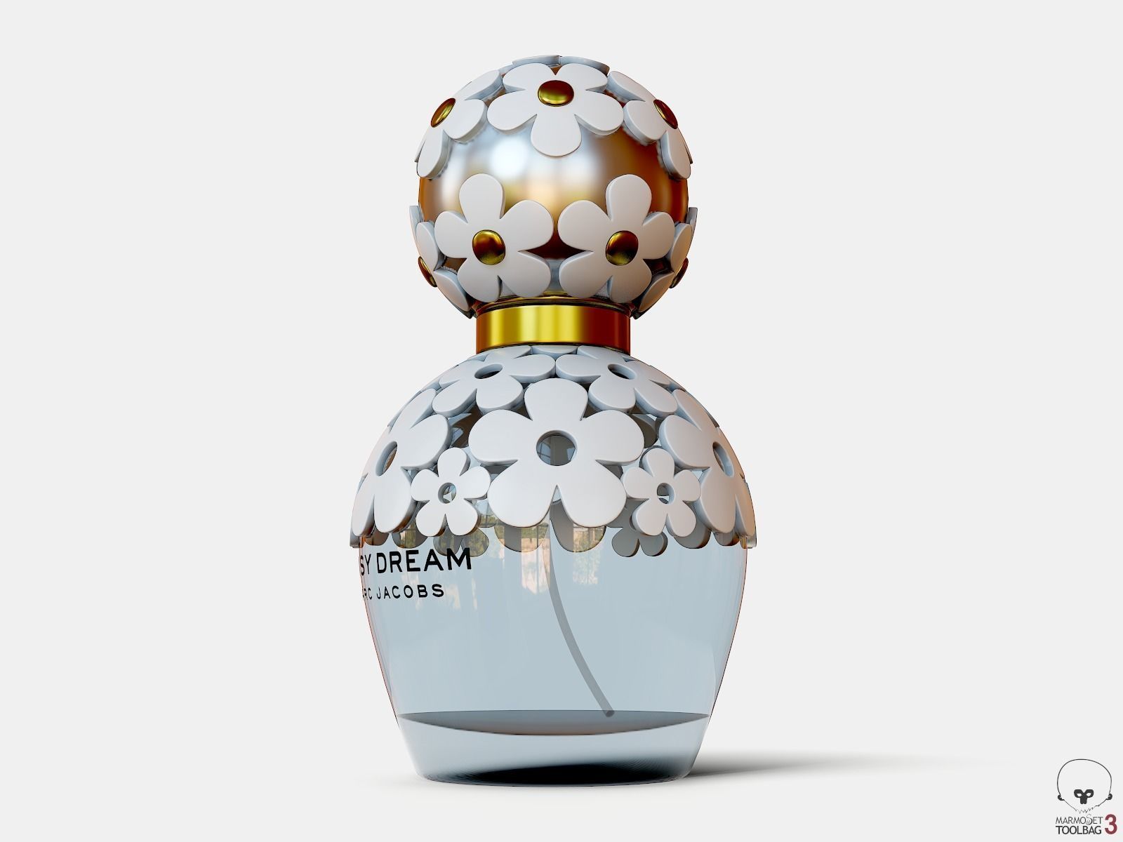 Perfume Daisy Dream PBR Low-poly 3D model_1