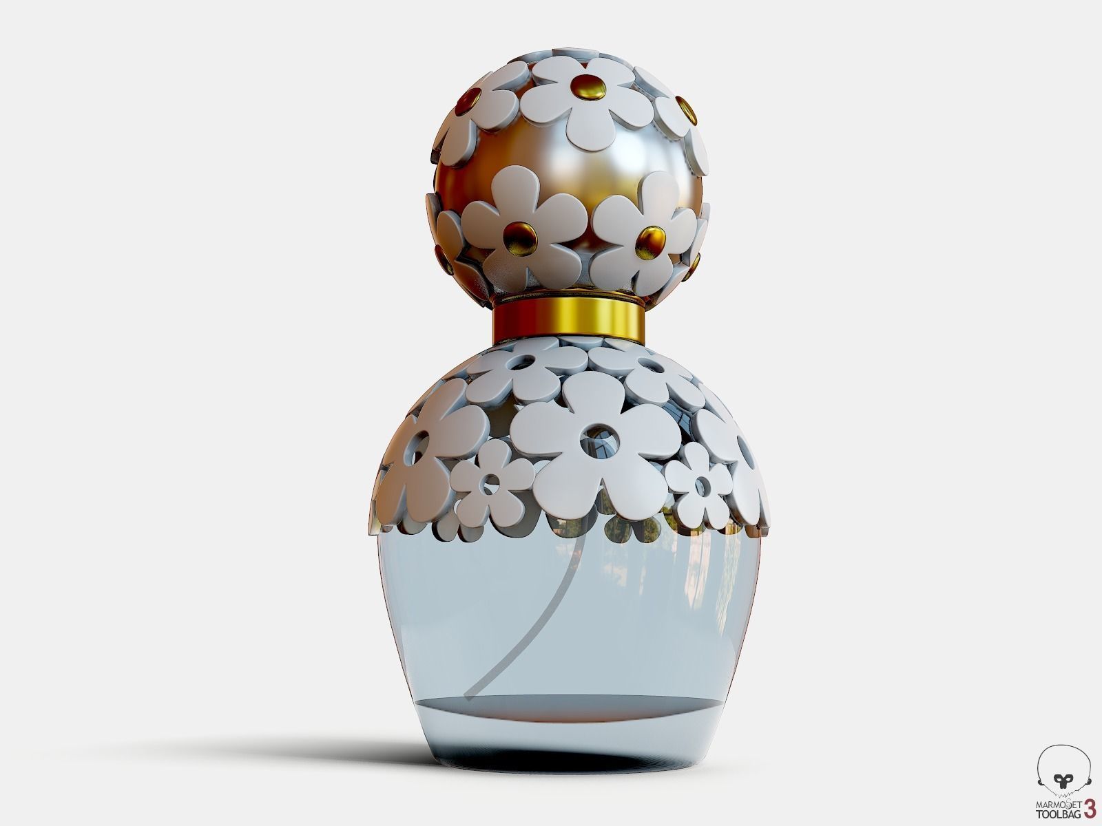 Perfume Daisy Dream PBR Low-poly 3D model_2