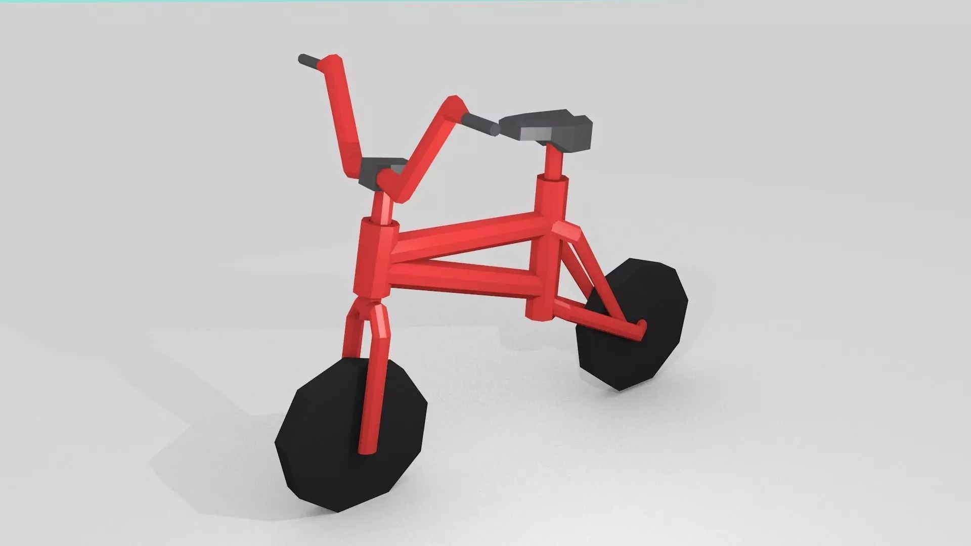 Bike Low Poly bicycle Free low-poly 3D model_0