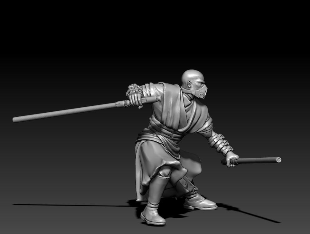  Dark apprentice - 35mm scale 3D print model_4