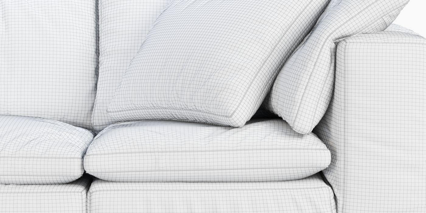 RH Cloud Modular Leather Sofa 3D model_10