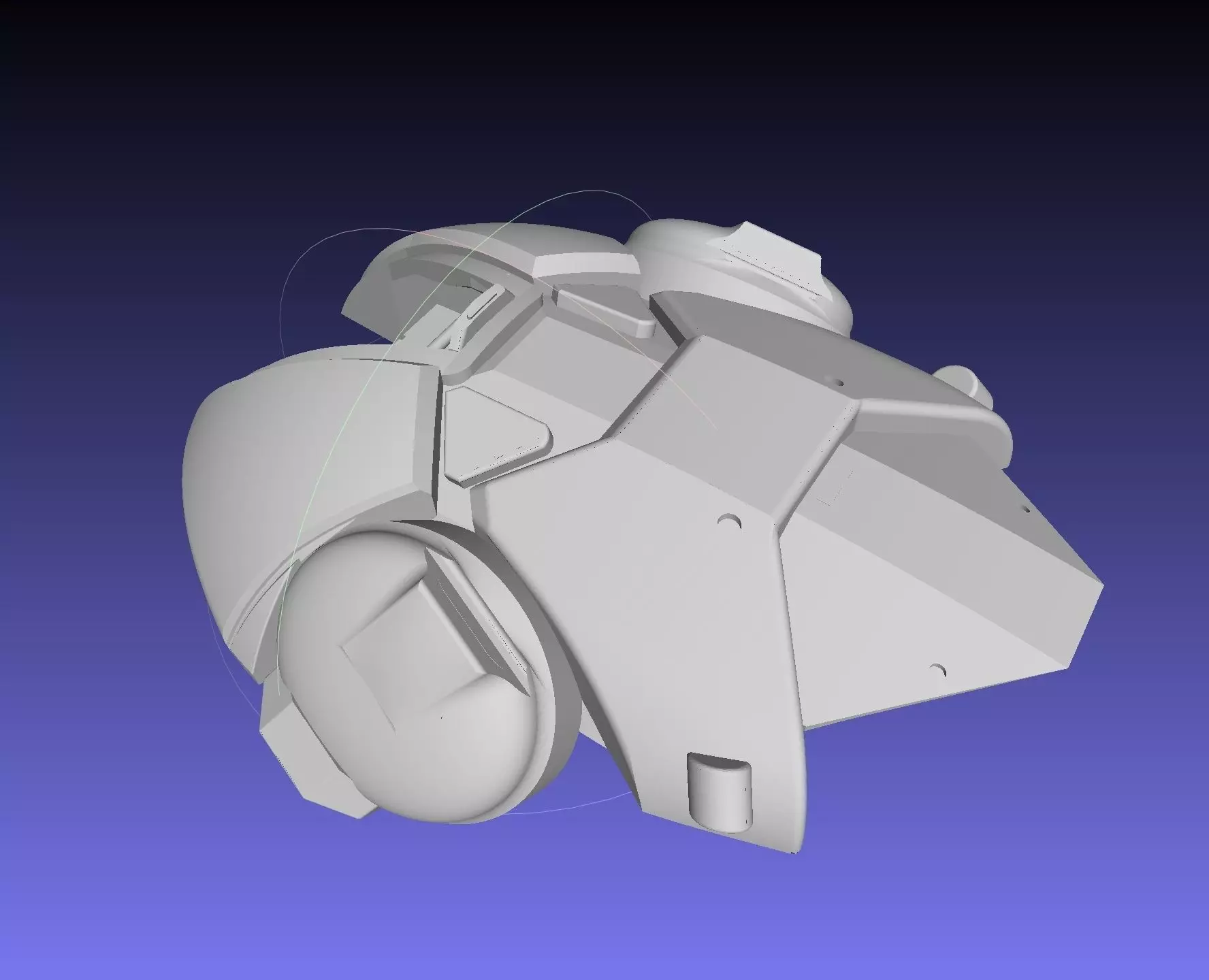 Overwatch Brigitte Armor Backpack 3D print model