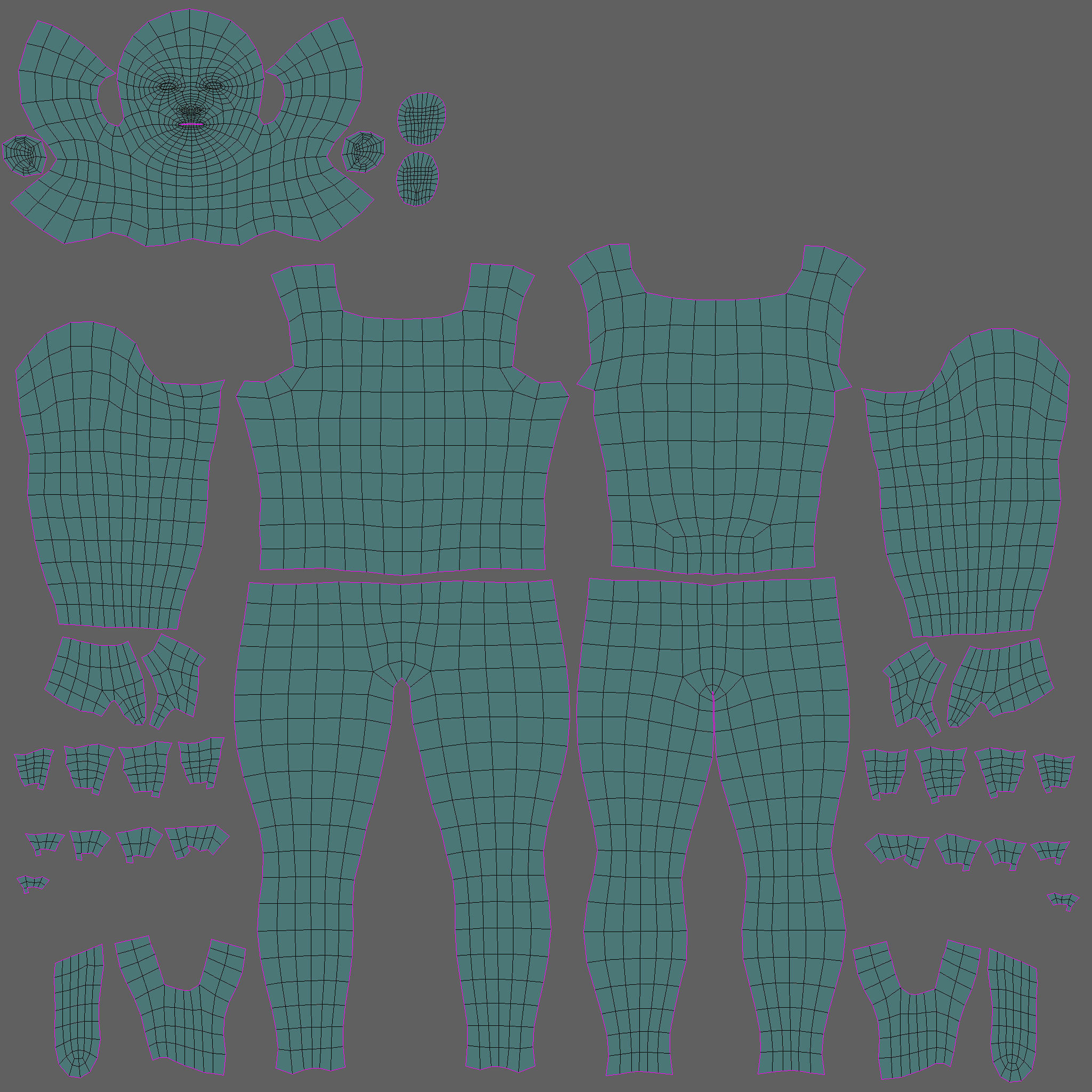 Male Basemesh ZBRUSH 00 3D model_8