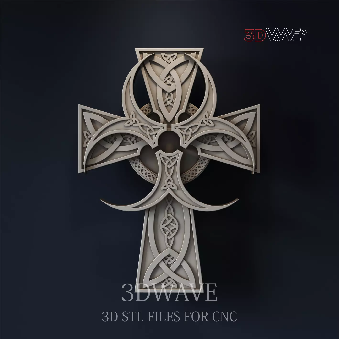 CELTIC CROSS 3D model_0