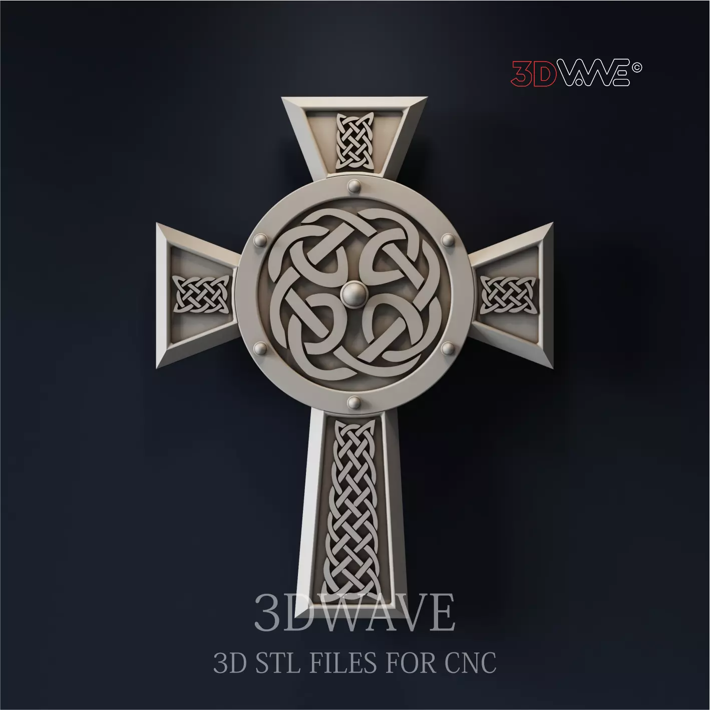 CELTIC CROSS 3D model_0