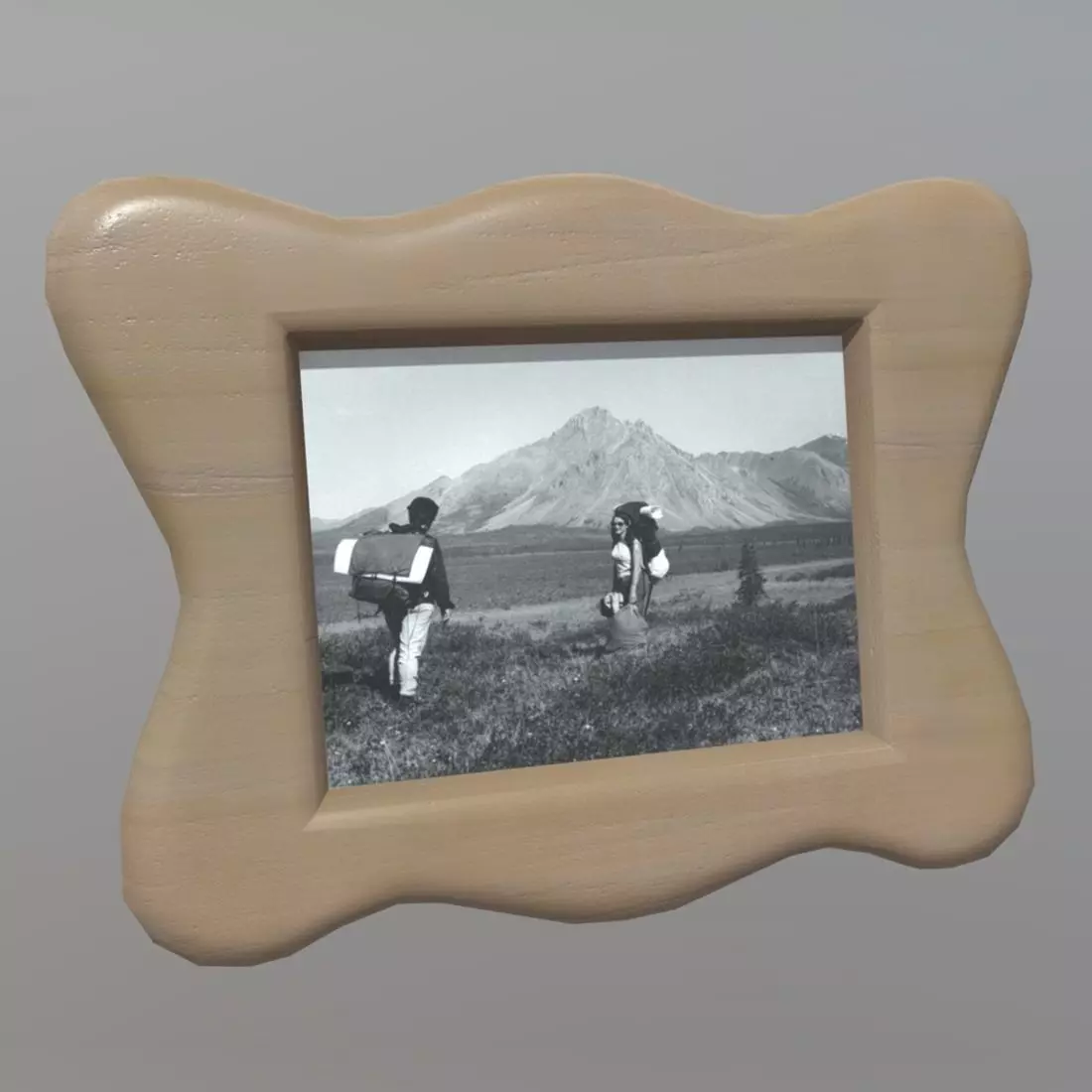 Picture Frame 2 Low-poly 3D model_0